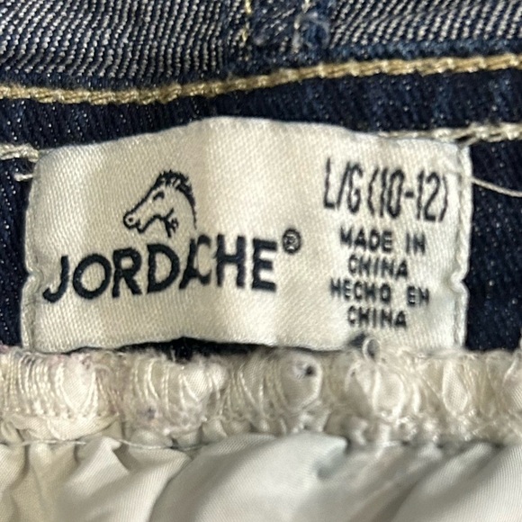 JORDACHE Blue Denim Jean Dress L 10/12 Preloved Very Good Condition - Picture 6 of 7